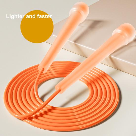 Speed Skipping Rope with Ergonomic Handle Length Adjustable Comfortable Grip Indoor Outdoor Jump