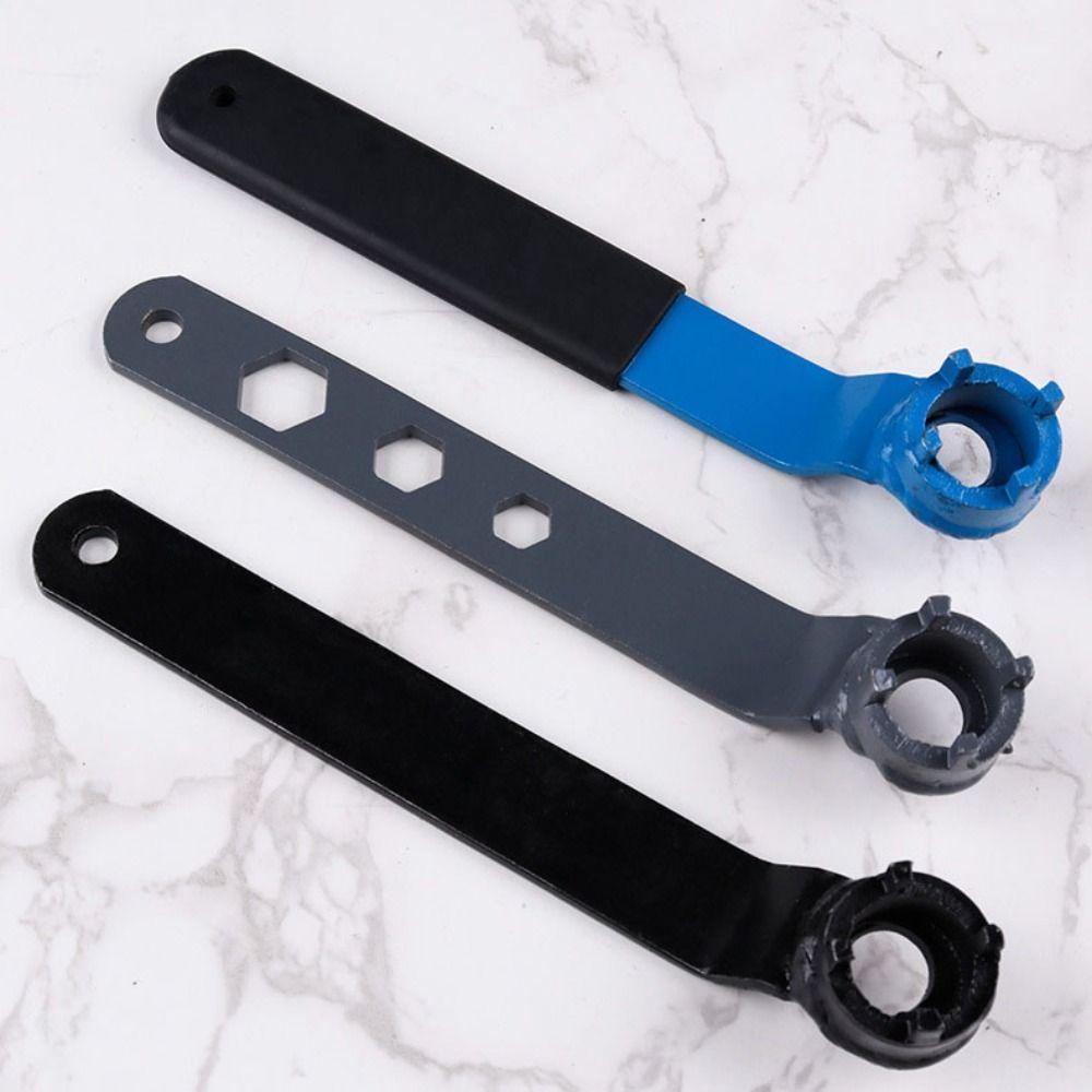 Efficient Angle Grinder Wrench Adjustment Lock Nut Flange Remover Four-Claw Wrench  Hand Tool