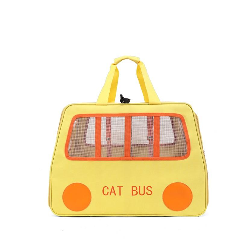 Portable Large-capacity Portable Trolley Case With Two Cat Bags