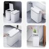 Large Capacity Smart Induction Trash Can for Kitchen and Bathroom