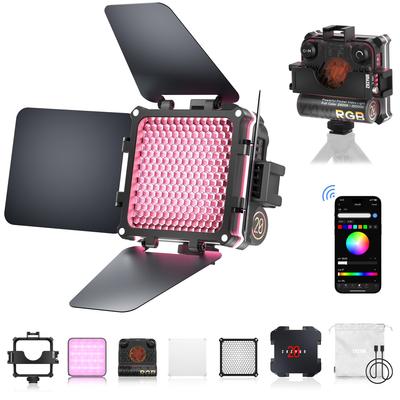 ZHIYUN FIVERAY M20C COMBO 20 Вт RGB LED Видео Bluetooth и для YouTube Live и Видеозаписи Свет, 2500K-10000K Диммируемый, Перезаряжаемый, Ручной,