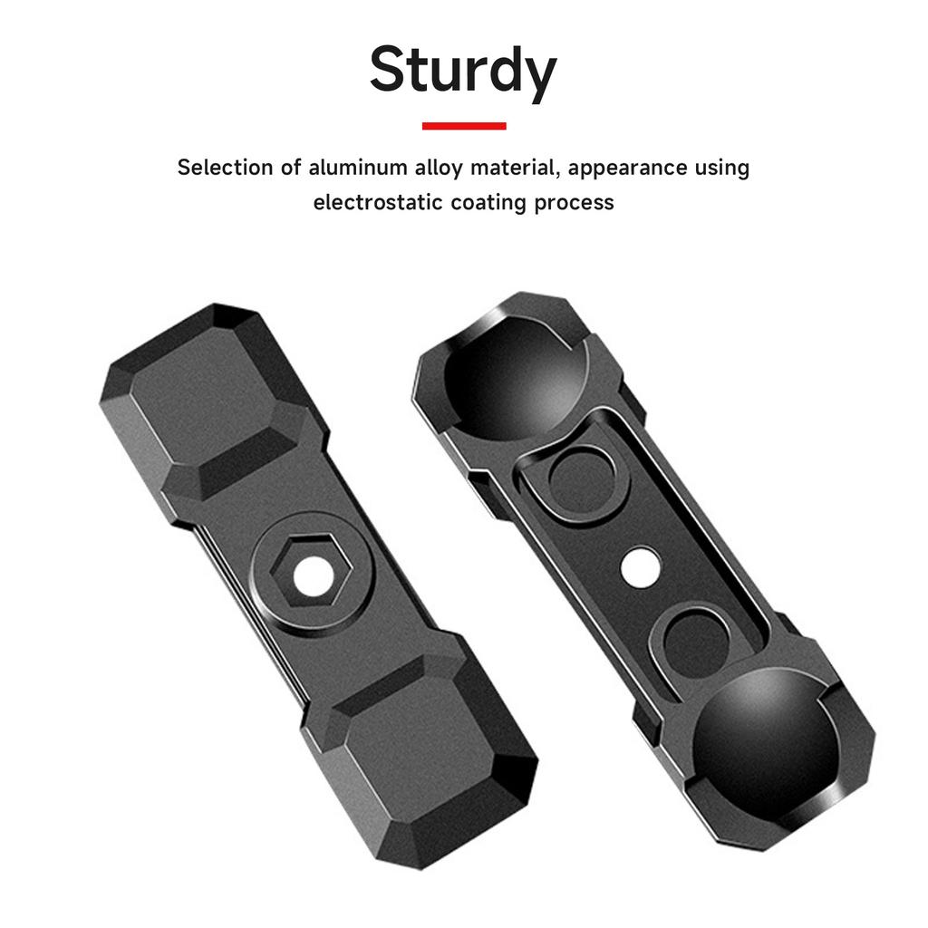 Securely Clamp-Camera Phone Aluminum Alloy RAM Mount Double Socket Arm for 1-Inch Diameter Ball Holder 3.54in Long