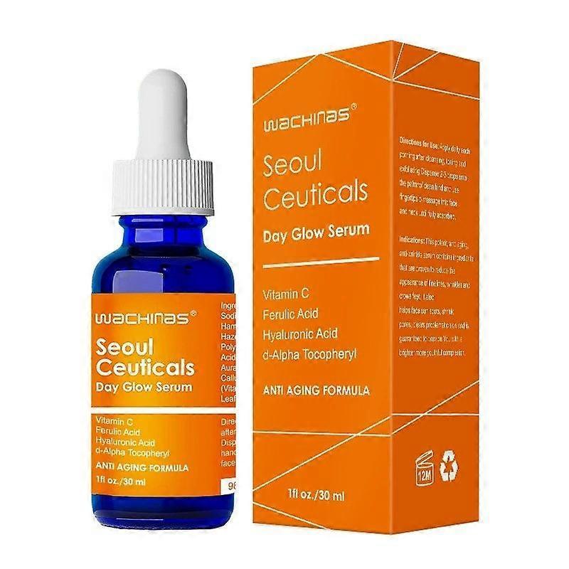 Vitamin C Serum, Hyaluronic Acid Serum for Face, Powerful Anti-Aging, Anti-Wrinkle Serum, Korean Skin Care Facial Moisturizing Serum 30ml