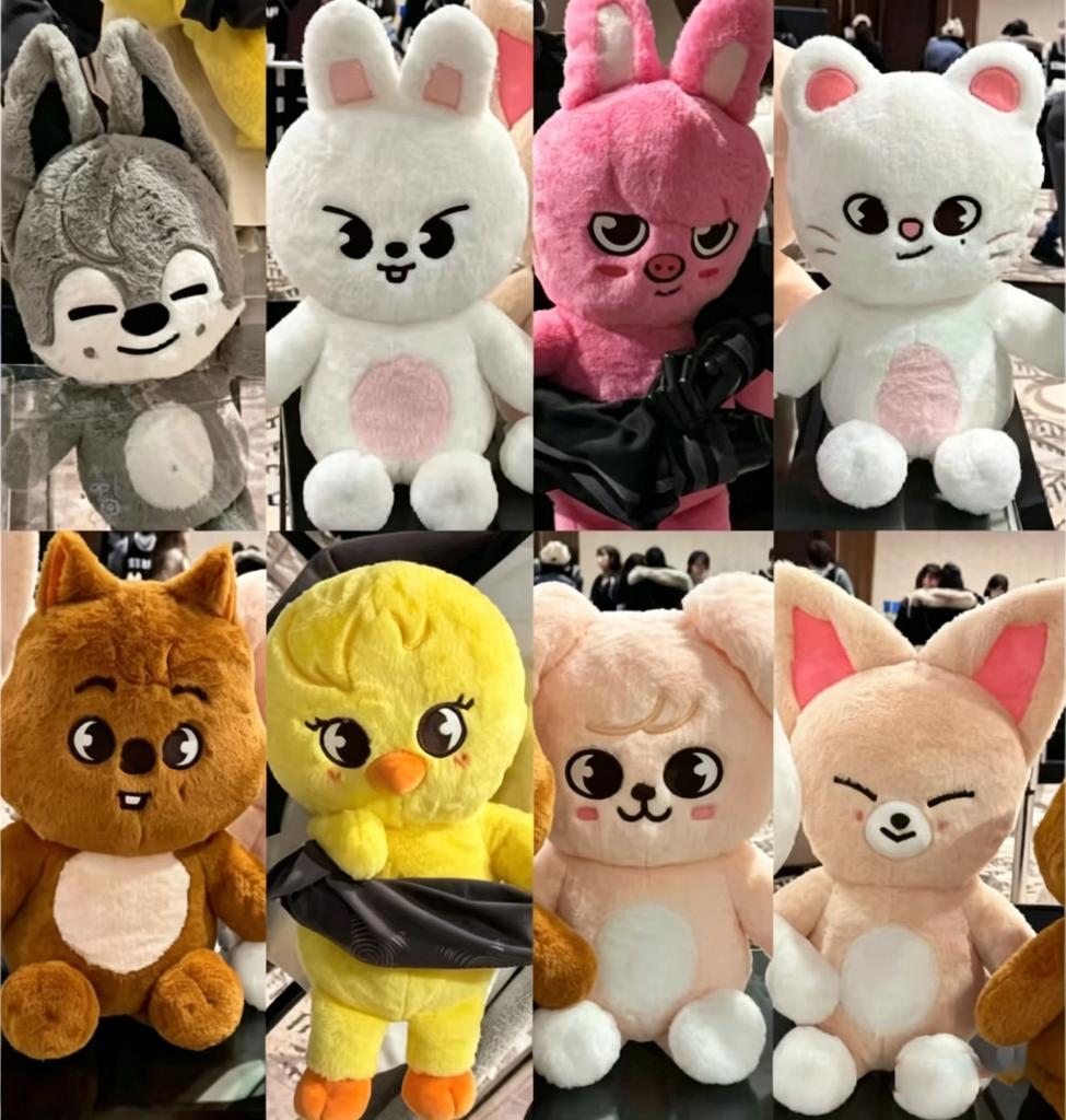 Large Plush Pillow Stray Cute Stuffed Toy, Soft Fluffy Cartoon Plushie for Stray Fans, Birthday Christmas Gift