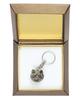 West Highland White Terrier - Silver-plated pendant with a dog in a decorative box, handbag decoration, backpack pendant by Art-Dog brand