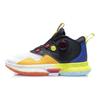 Баскетбольные кроссовки Li Ning Wade Rebound с противоскользящей амортизацией, износостойкие, легкие, средней высоты, детские кроссовки черного, белого, синего цветов YKBR030-5