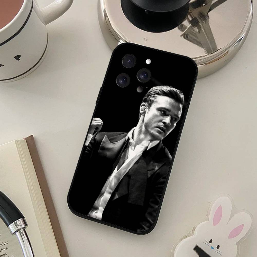 Чехол для телефона Justin Timberlake для iPhone 17 16 15 14 13 12 11 X XR XS Plus Pro Max Mini Мягкий черный чехол