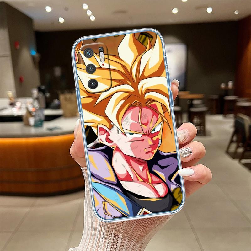 RE7 Anime Dragon Ball Vegeta Transparent Phone Case for Motorola Moto G7 G8 G9 G84 G85 G73 G24 G15 Z2 Play Power Plus