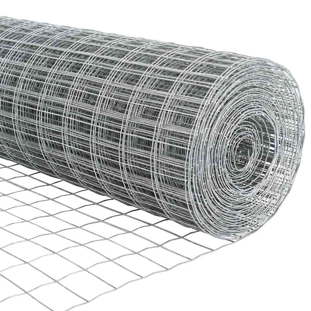 Welded Wire Fence with Concrete Foundation 10 x 0.4 m (W x H)