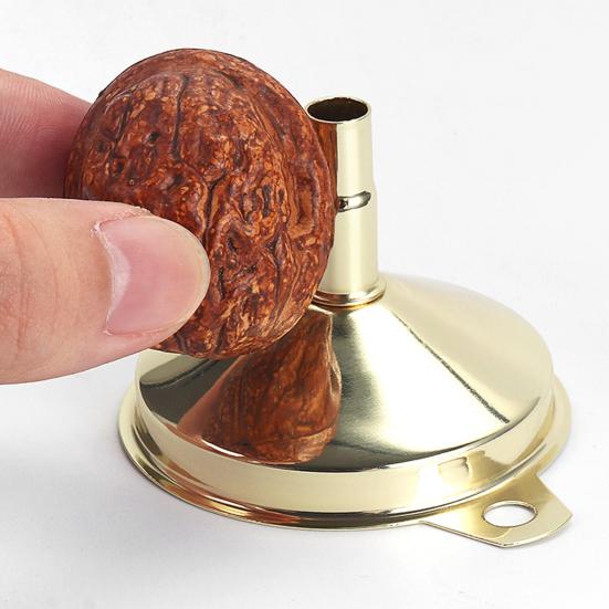 Stainless Steel Kitchen Funnel Oil Wine Spices Transfer Funnel Liquid And Dry Ingredient Cosmetics Pouring Tools