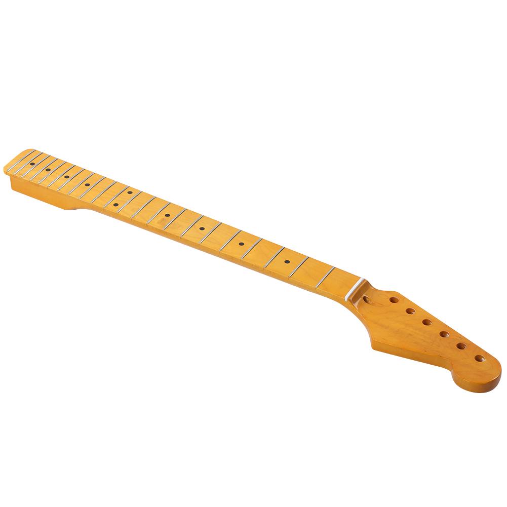 Guitar Neck with 22 Fret Electric Canada Maple Rosewood Fingerboard Repalcement for Fender