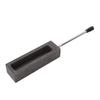 Ingot Graphite Mould Long Handle Graphite Fused Gold 6.6 Lb Silver 3.5 Lb Universal Molds for
