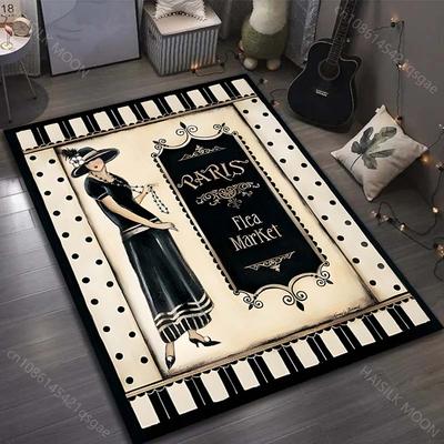 Игла и нить для швейной машины Краска Ковер для гостиной Спальни Придверный коврик Домашний декор Коврик для зоны дивана и стола Нескользящий коврик для пола
