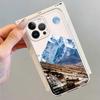 Чехол для iPhone 17 Pro Max 14 Plus 12 Mini 7 8 11 XS Max XR 16 Air 15 13 Pro Мягкая накладка на телефон Снежные горы Живописный хребет