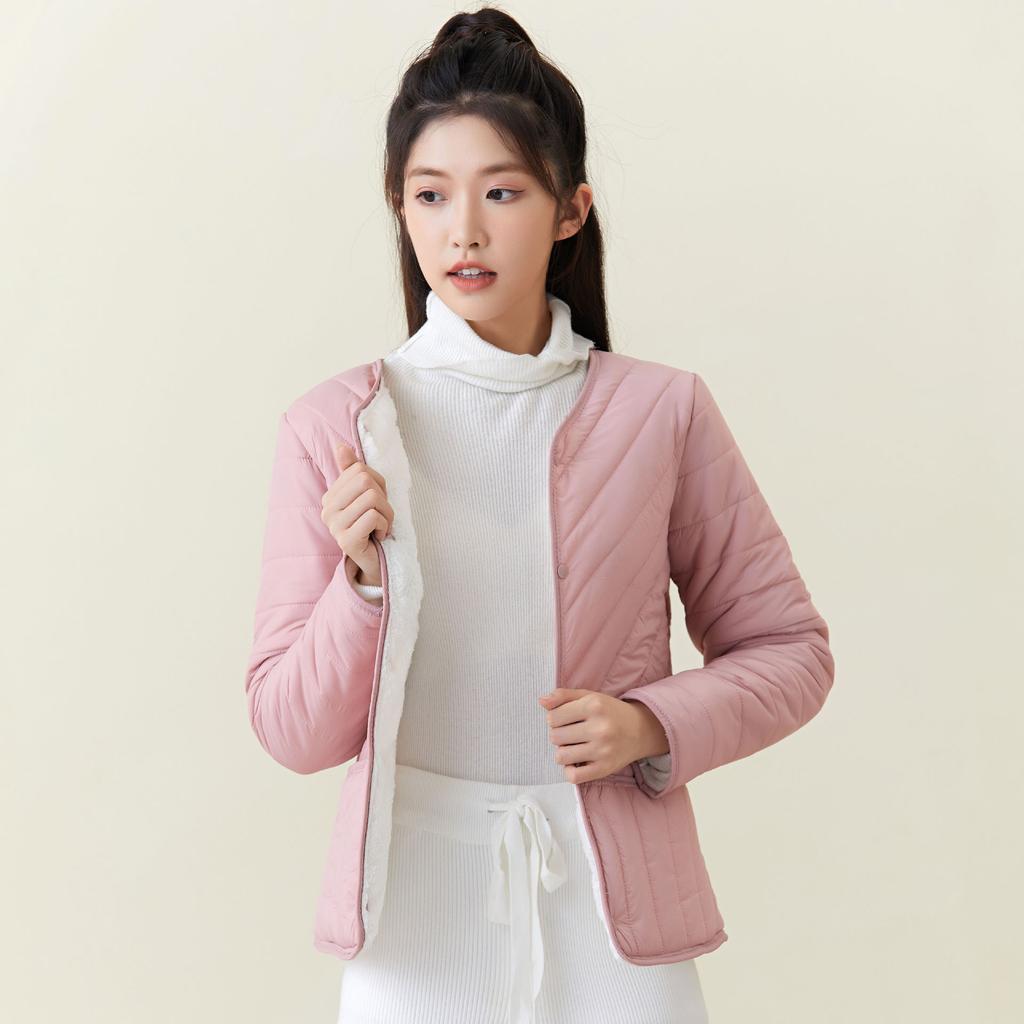 Зимняя мисс. Одежда для худых мам, хлопковая одежда, утепленная, утолщенная и увеличенная, хлопковая куртка, подкладка для женщин среднего возраста, хлопковая куртка 2377