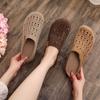 Летние Новые Birkenstock Обувь с Отверстиями Женская Сумка Голова Полутапочки Мягкая Подошва Дышащие Полые Одно Педальное Ленивые Сандалии
