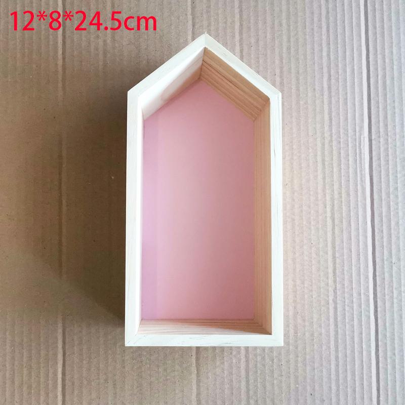 Wooden Creative Storage Rack Children'S Room Bedroom Wall Decoration Storage Rack Wall Shelf For Home Office Decorative Storage