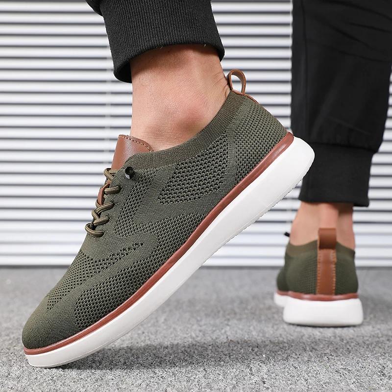 Fashion Men's Lightweight Knitted Shoes Comfortable All Day Long Have Excellent Fit Walking Shoes Suitable for Daily Wear Hiking Shoes