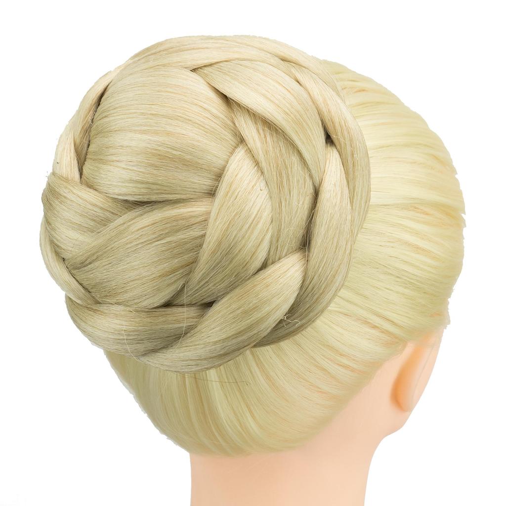 Большой размер танцор плетеный шиньон для волос пончик шиньоны резинка для волос булочка парик прическа на свадебную вечеринку