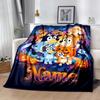 Halloween Night Adventure Personalized Name Blanket Gift Personalized Blanket Soft Warm Cozy Perfect for Living Room Chair Office Office Chair