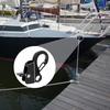 Зажим-крючок для швартовки из нержавеющей стали, усиленный, с регулируемым зажимом для кранцев понтонной лодки, быстросъемный, для веревки 3/8"-5/8"