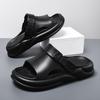 Fashion Summer Beach Black Slides for Men Women Outdoor Comfortable Slippers Lightweight Non Slip Breathable Garden Casual Sandals