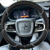 Для Volvo Polestar 2 XC40 Sport 2018-2025 Оплетка Перфорированная Дышащая Черная Кожа Синяя Строчка Накладка на Руль Автомобиля
