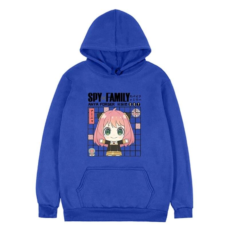 Толстовки для всей семьи в стиле аниме «Spy X», женские флисовые толстовки с капюшоном Anya Smug, женский пуловер, осенне-зимняя теплая спортивная одежда в стиле Харадзюку