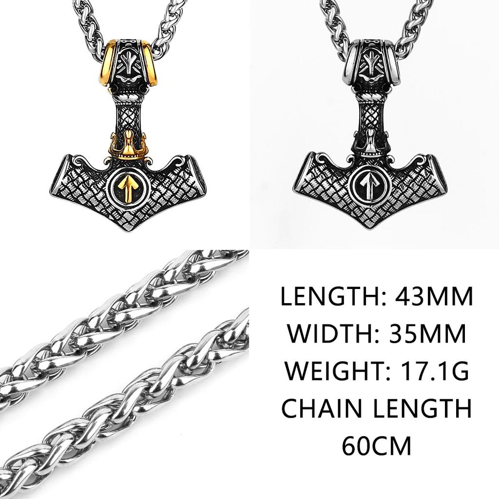 Оригинальный Viking Нержавеющая Сталь Молоток Тора Несколько Стилей Доминирующий Унисекс Кулон-Подвеска Подарок Парню Оптовая Продажа