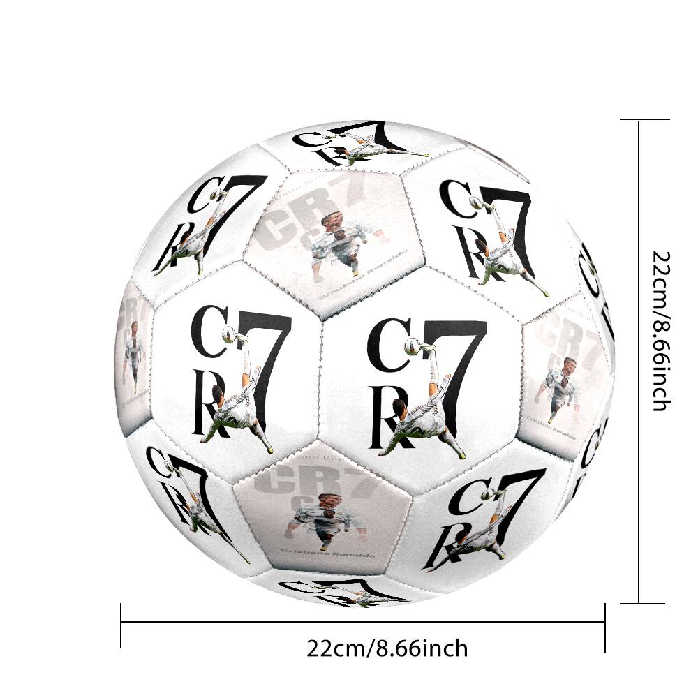 Cristiano Ronaldo Cr7 Legacy Soccer Soccer Ball Size 5 Football Machine Sewn Indoor/Outdoor Universal Football Ideal for Soccer Enthusiasts