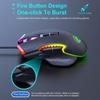 iMICE T70 Game Mouse 8D RGB Programmable Mice For Game Office Glowing 7200 DPI Gaming USB Wired 8 Buttons