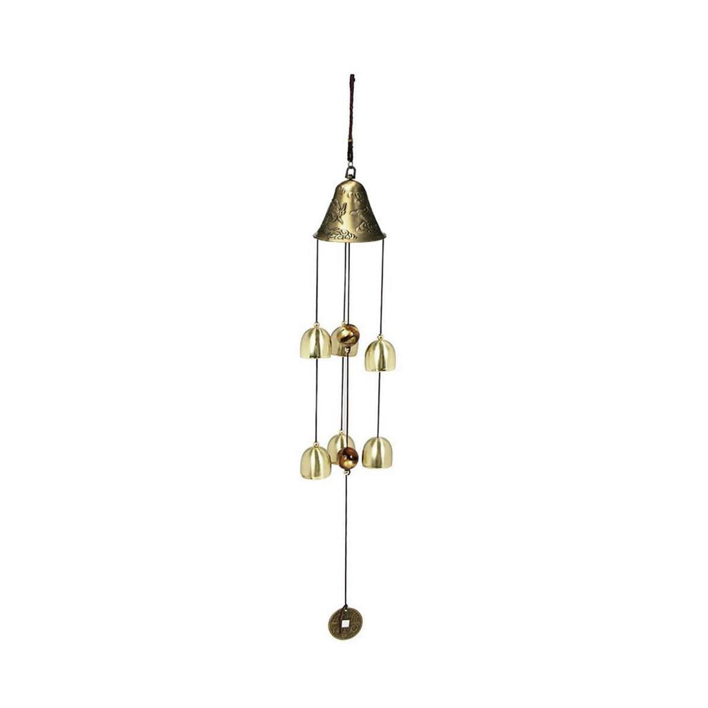 Large Outdoor Garden Wind Chimes Metal Yard Hanging Decor Copper Ornament
