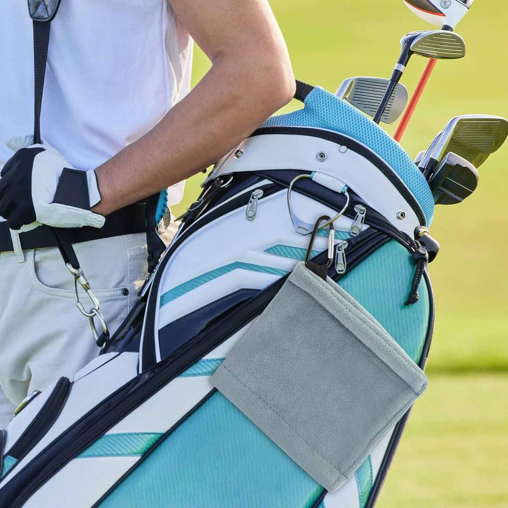 Полотенце для чистки мячей для гольфа – Микрофибра, ворсовая салфетка для клюшек и мячей, полотенце для занятий спортом на открытом воздухе для гольфистов, & Впитывающее