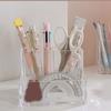 Space Saving Acrylic Pen Holder Clear Transparent Pen Holder  Countertop Desk