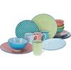 CreaTable Mediterranean Combined Tableware Set, 16 Pieces (17362)