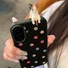 3D Милый Кот Такса Личи Рисунок Чехол для Телефона Для iPhone 17 16 15 14 13 12 11 Pro Max X XS XR 17 Air 16 Plus Мягкий ТПУ Чехол