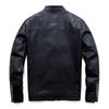 Men's Black Leather Jacket Motorcycle Jacket Fashion New Slim Casual Men's Leather Jacket Motorcycle Jacket