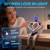 Funny Sound Light Articulated Robot Figure Durable Movable Joint Desktop Ornament  for Boys