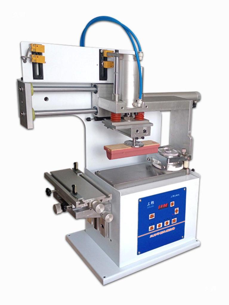 Automatic Large Area Desktop Pad Printer with Enclosed Ink Cup for Trademark and Insole Logos