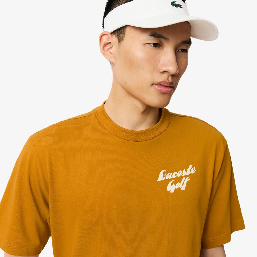 Lacoste Мужская футболка с графическим принтом для гольфа, с коротким рукавом TH4825-55N5BV