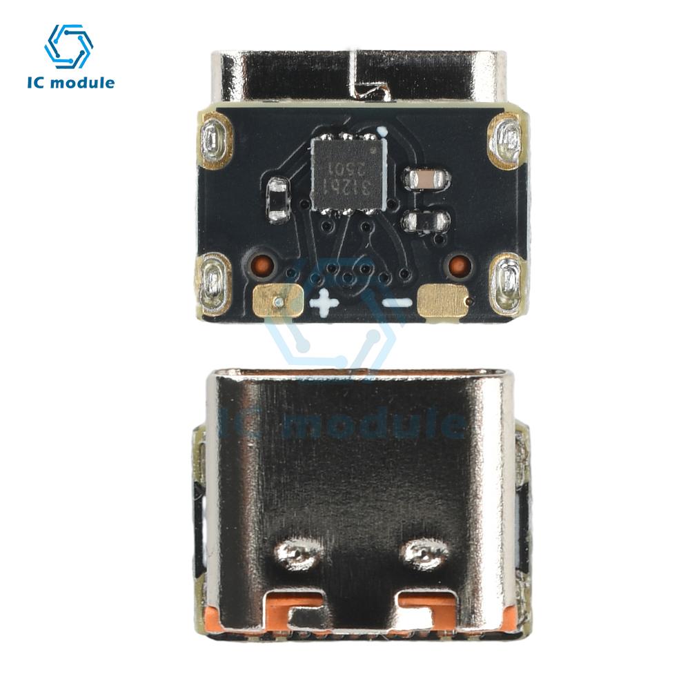 PD3.0 PD3.1 QC2.0 Mini Decoy Fast Charging Module Type C DC 9V/12V/15V/20V Trigger PD to DC Fast Charge Board
