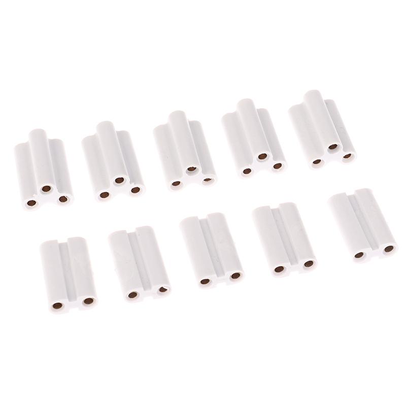 10 шт. светодиодный люминесцентный соединительный соединительный блок для ламповой лампы T5 T8 2 контакта 3 контакта
