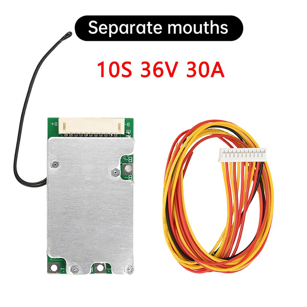 Плата защиты BMS 13S 50A/60A 10S 30A с общим портом, разделенным портом для литиевой батареи электромобиля с балансировкой