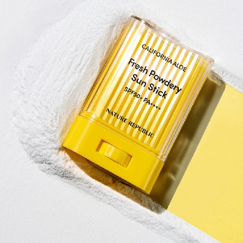 Nature Republic California Aloe Fresh Powdery Sun Stick SPF 50+ PA++++ 24g/48g