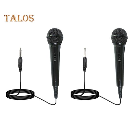 Wired Dynamic Microphone Plug-Play Universal Cardioid Dynamic Vocal Mic with Long Cable Karaoke Singing Machine Accessories