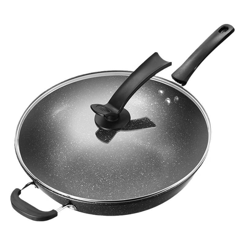LISM Антипригарный вок для жарки с покрытием из маifanского камня