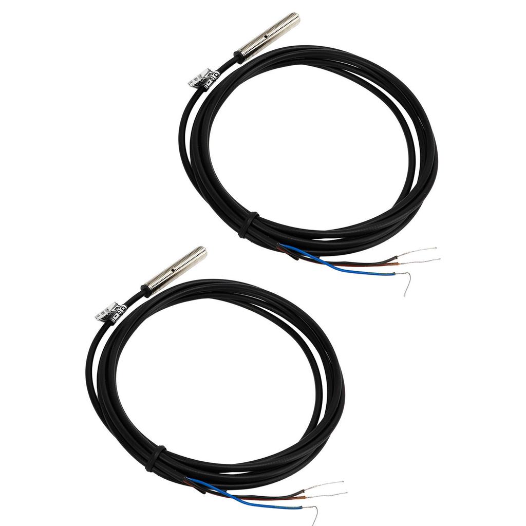 2 Комплекта Водонепроницаемый NPN DC 3-проводной Нормально Открытый НО Индуктивный Датчик Приближения 6?36 В постоянного тока