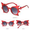 Rimless Bat Shaped Sunglasses Colorful Goth Sun Glasses Novelty Eyewear  Cosplay/Disco Party