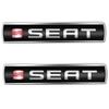 Car Metal Alloy Logo Car Body Side Window Badge Sticker For Seat 5f 1p Ibiza 6l 6j Arosa Ateca Altea FR Arona Cupra Toledo FR plm056