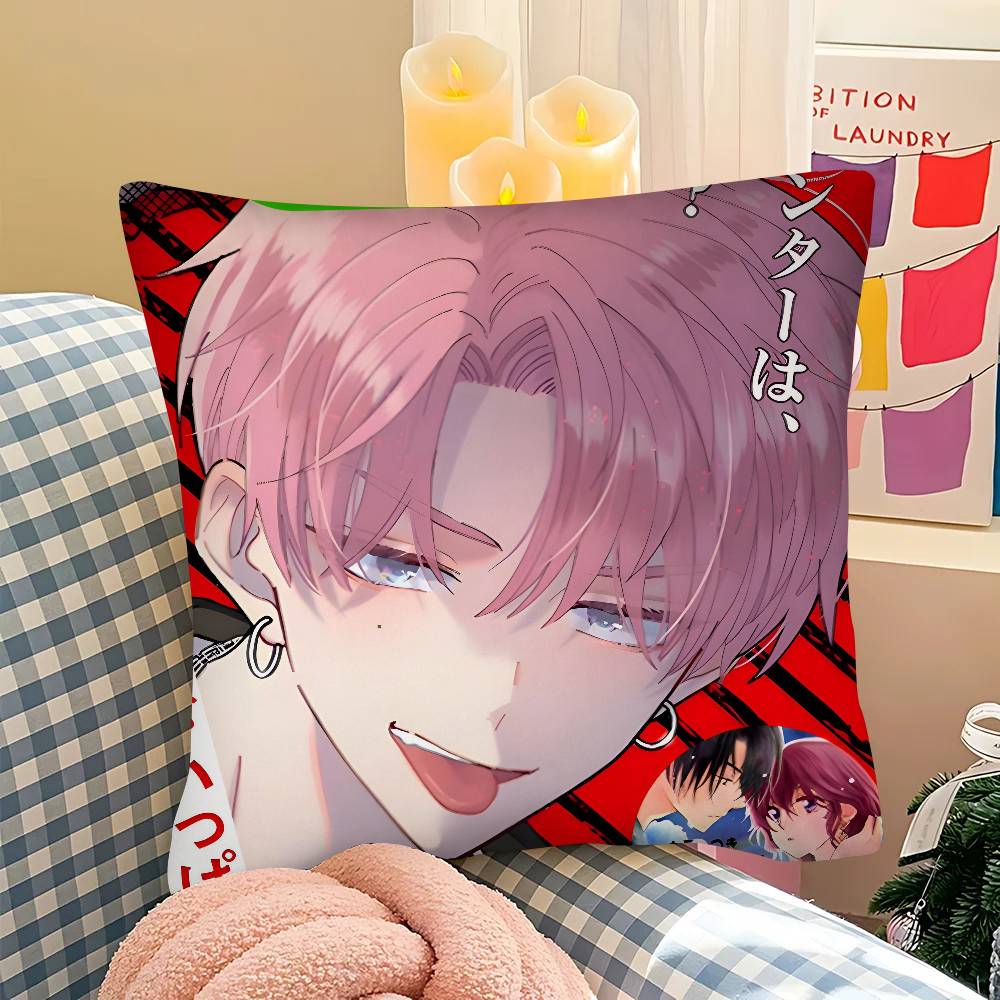 Чехол для подушки TTamon Kun Аниме Модный Квадратный Чехол для Подушки Спальня Диван Гостиная Ins Декор Отдых